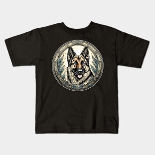 german shepherd dog Kids T-Shirt